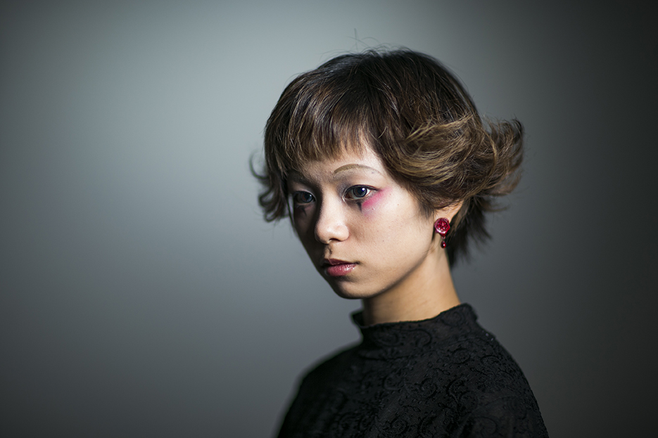 美容学校学生のヘアメイク作品撮り Corazón de Hiroyuki Soda